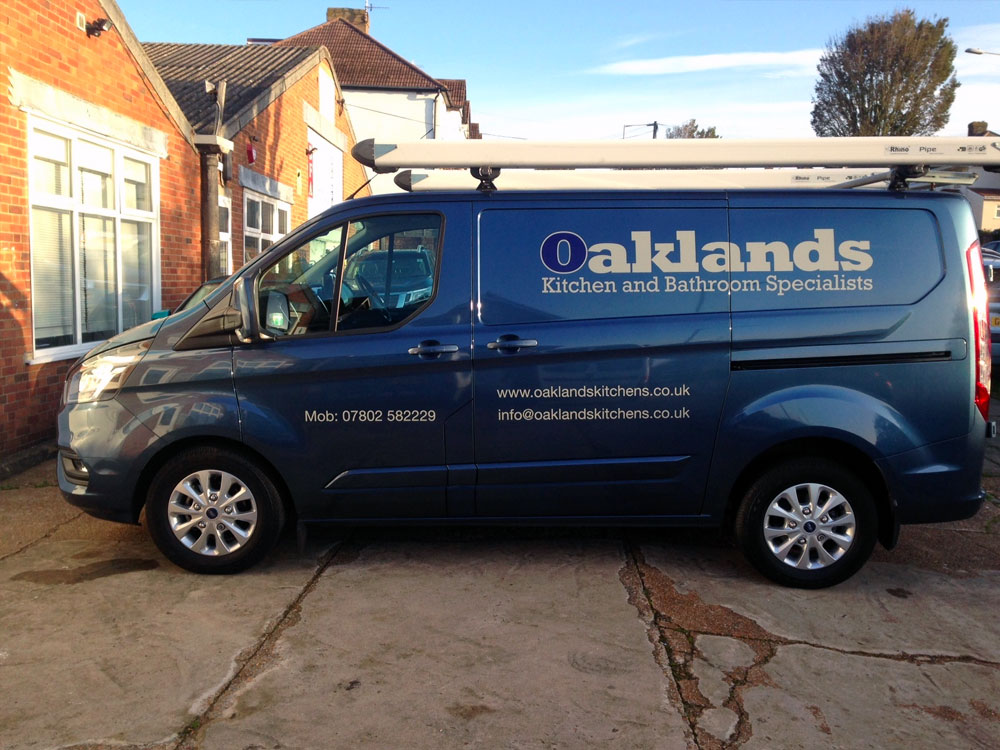 Navy shop blue van