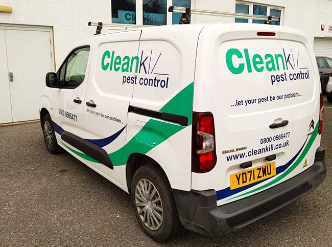 Van marketing Cleankill